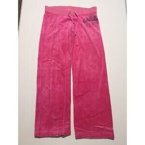 Y2K Juicy Couture Pink Velour Pants Size Petite